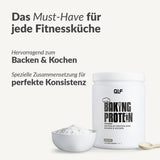 Baking Protein inkl. GRATIS Kochbuch mit Quantum Leap Fitness Pulver und Portion in Schale Galerie 1