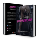 Booty Builder Workbook Cover mit Fitnessmotiv und wissenschaftlichem Programm speziell für Frauen, Galerieposition 1