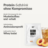 Probierbox Clear Whey, 5 x 30g inkl. Gratis-Shaker mit proteinreichem Softdrink für Muskelaufbau – Supplements, die wirken.