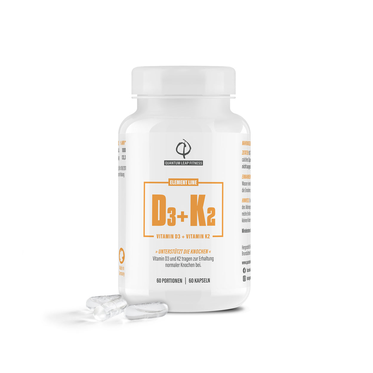Vitamin D3 + K2