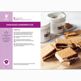Fettverlust Fibel Backbuch Rezeptseite Knackiges Sandwich-Eis mit Zubereitung und Zutaten, Galerieposition 1