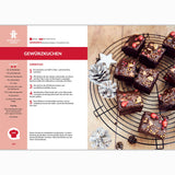 Fettverlust Fibel Backbuch Rezeptseite Gewürzkuchen mit Zutaten und Zubereitung, Galerieposition 1