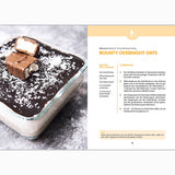 Fettverlust Fibel Kochbuch Rezeptseite Bounty Overnight Oats mit Schokoladenglasur, Galerieposition 1