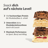 MPS Bar Proteinriegel mit hochwertigem Protein für Muskelaufbau, in verschiedenen Geschmacksrichtungen stapelbar Galerie 1
