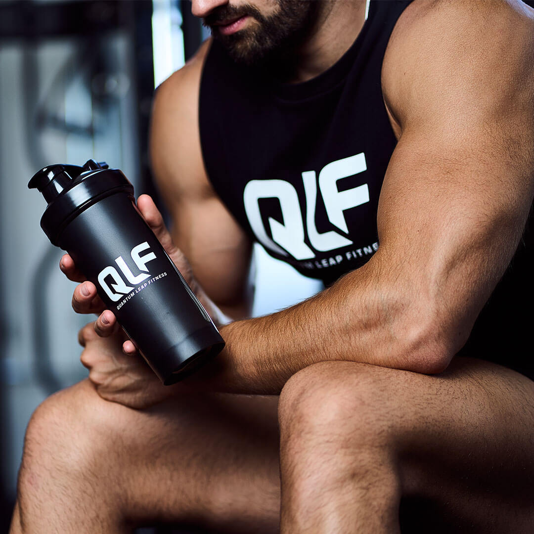 Athlet mit QLF-Shaker