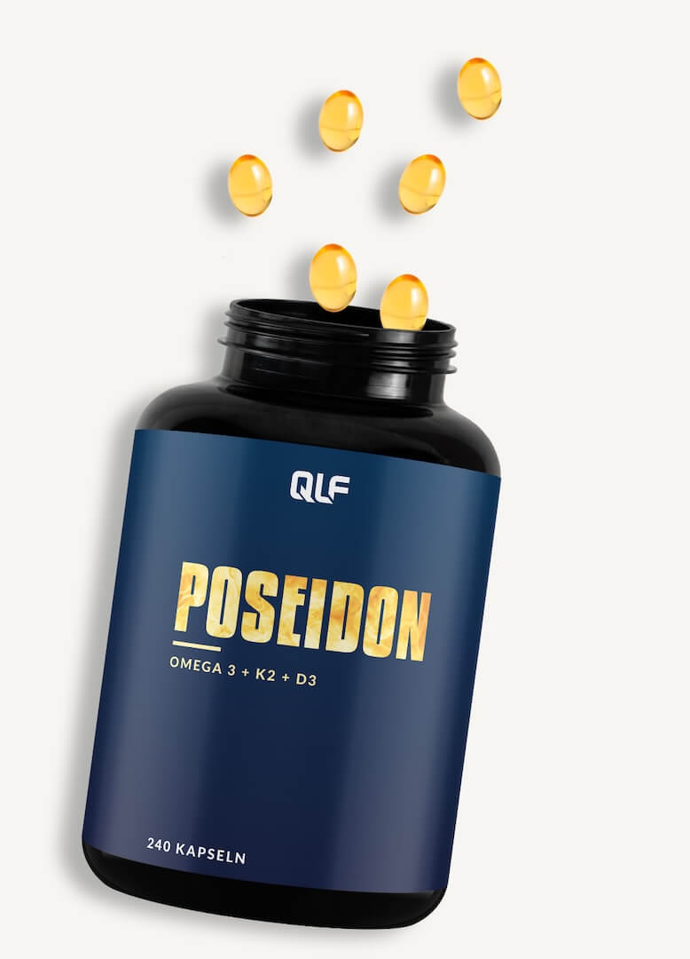 Eine Dose Poseidon Omega 3 mit Vitamin D3 und K2