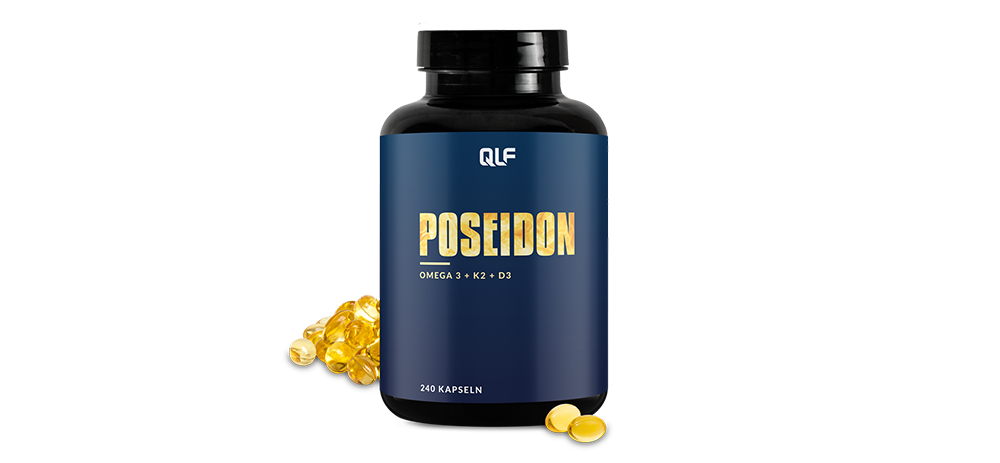 Eine Dose Poseidon Omega 3 mit Vitamin D3 und K2