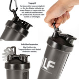 Premium Shaker mit praktischem, verstellbarem Tragegriff und karabinermöglicher Befestigung, Galerieposition 1