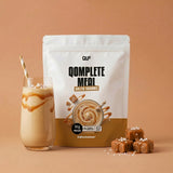Qomplete Meal Salted Caramel Stoffwechselshake mit 24 g Protein, Karamellstücken und cremiger Textur – Supplements, die wirken.