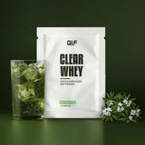 Clear Whey Isolat Waldmeister von Quantum Leap Fitness mit proteinreichem Softdrink und frischen Waldmeisterblüten Galerie 1