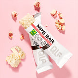 MPS Bar Proteinriegel Raspberry Cheesecake mit 22 g Protein, vegan und hergestellt von Quantum Leap Fitness in Deutschland