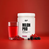 Milon Pro Dose mit Waldfruchtgeschmack, Glas mit rotem Getränk und Beeren, Galerieposition 1