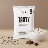 Tasty kalorienarmes Stracciatella Geschmackspulver mit Schokoladenstückchen, Sachet und Dessert, Galerieposition 1