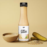 Tasty Sauce Hamburger Saucenflasche mit Gewürzen und Gurkenscheiben, leichte Kalorienoption von Quantum Leap Fitness