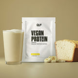 Vegan Protein von Quantum Leap Fitness mit Banana-Bread Geschmack, Proteinpulver und cremigem Shake, Portion im Sachet Galerie 1