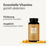 Solid Multi Multivitaminflasche mit Kapseln, gesunde Versorgung essentielles Vitamine, Galerieposition 1
