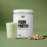 Vegan Protein von Quantum Leap Fitness mit Pistaziengeschmack, Proteinpulver und cremigem Shake, Galerie 1