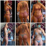 Fettverlust Fibel Vorher-Nachher Vergleich Frau in Dessous, Galerieposition 1, Quantum Leap Fitness